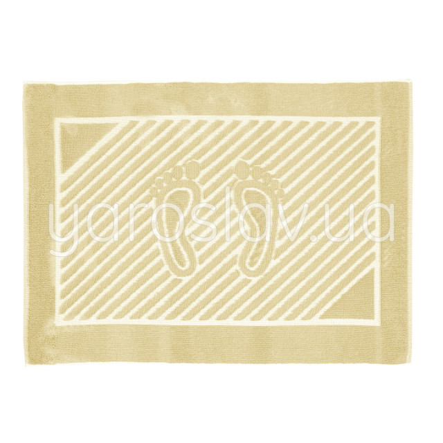 Mata do kąpieli frotte Bambus beżowy 50x70 cm TM Yaroslav